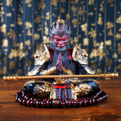 汽车摆件黑神话悟空齐天大圣中控台车载装 饰品办公室桌面摆设手办