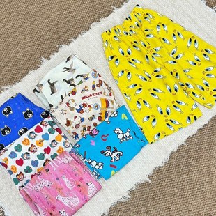 子a类女童阔腿裤 儿童睡裤 男童q宽松女宝宝防蚊裤 夏季 外穿 薄款