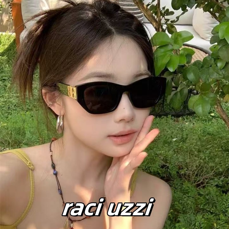 大框猫眼墨镜女款黑色显脸小时尚百搭防晒太阳眼镜防紫外线高级感,ZIPPO/瑞士军刀/眼镜,太阳眼镜,淘宝优惠券,粉丝福利购,淘宝优惠卷