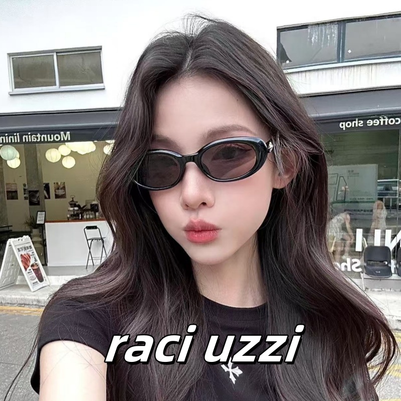 jennie同款小框椭圆形gm墨镜女款2025新款小脸太阳镜防紫外线近视