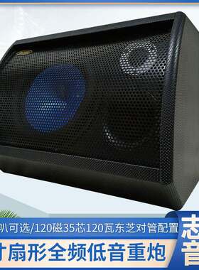 十寸扇形音寸十形全频低音重炮车载低音炮改装汽车响大功扇率桌面
