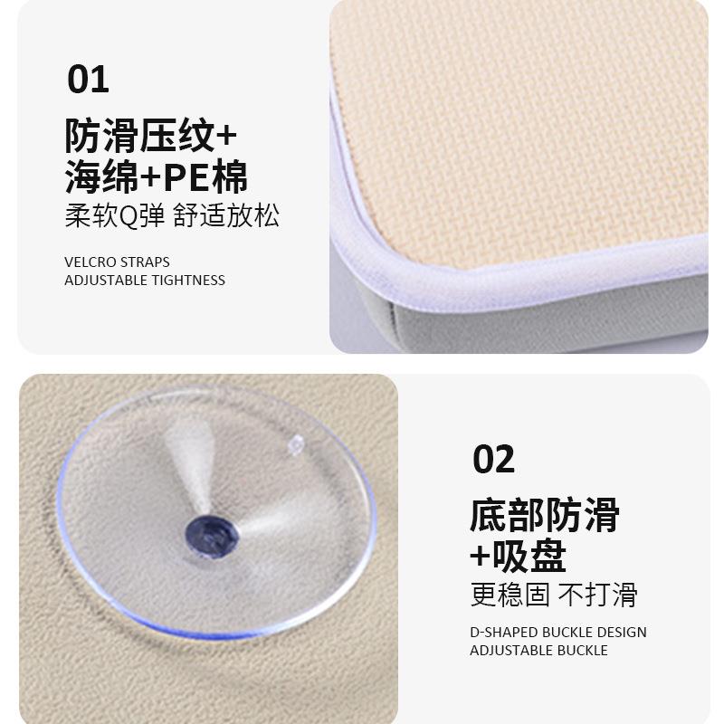 爆款bathkneeler亚马逊防滑带吸盘浴缸垫子宝宝儿童洗澡浴室跪垫
