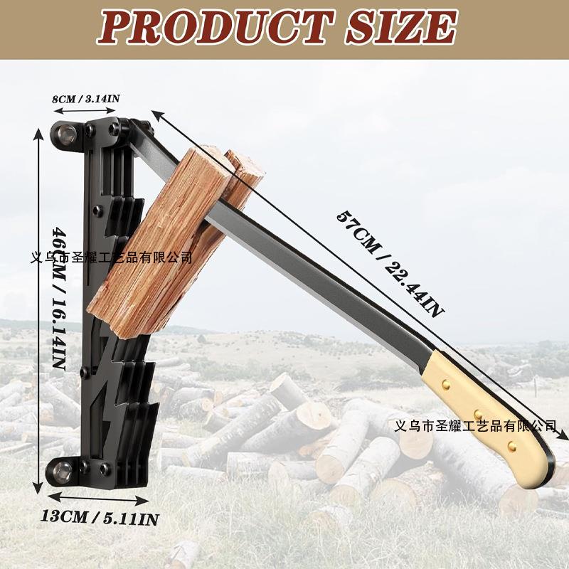 跨壁挂式柴器劈木手机动破柴器劈劈木工境具家用户85126外野营器