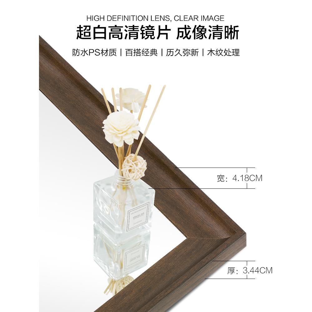 0099穿衣BOLEN穿立镜全身镜落地家用挂墙大镜子立贴墙体服装店式