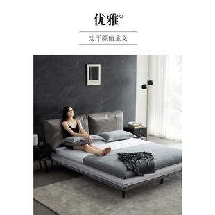 6B7靠6床头靠垫超纤床靠背羽绒大软垫F76SH9S82品025年新床头皮软