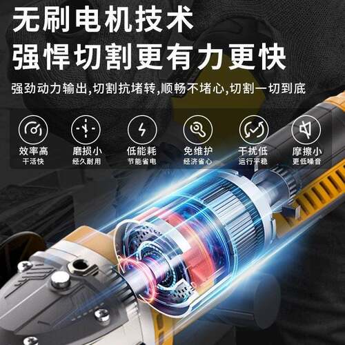 铁成无刷手持冷切锯锂电脚手架切割机螺纹钢剪断钳液压钢筋切断机