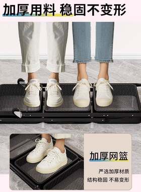 厨房收纳放物置物架折多层落地蔬菜家可移动SVO可叠小推车存储用