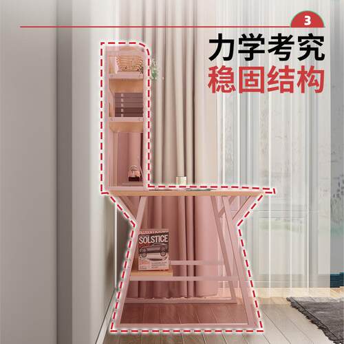 书桌架书体桌台式电写脑桌卧室简易F965S559家用学生学习一桌初中