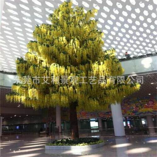 景豆花树AL-DHS-0绿植广场办公室绿化景观盆栽览园林造展会假树装