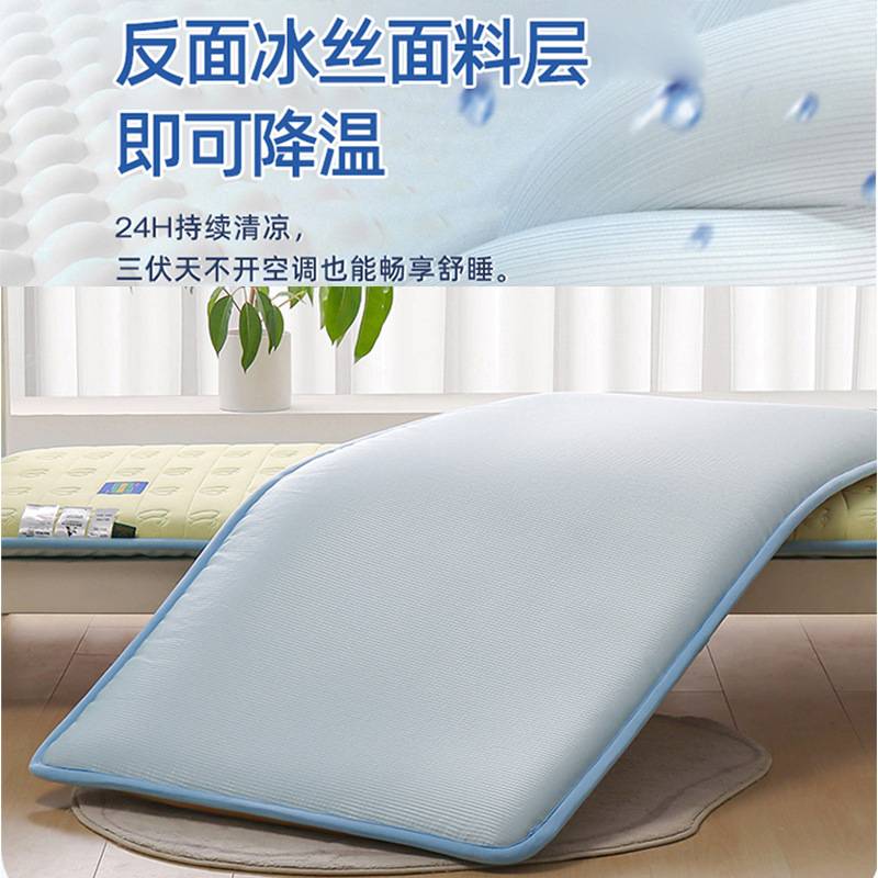 A类水洗棉麻冰丝软席学生床垫家用床铺子宿舍租房榻榻米软垫