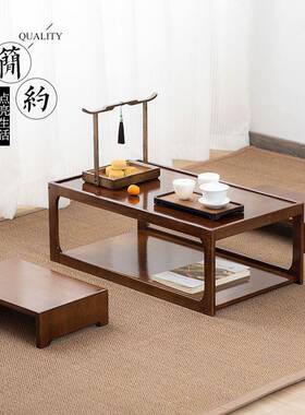 式小桌桌子家HUT用飘窗子小中炕桌榻榻米炕桌阳台小茶几小茶桌几