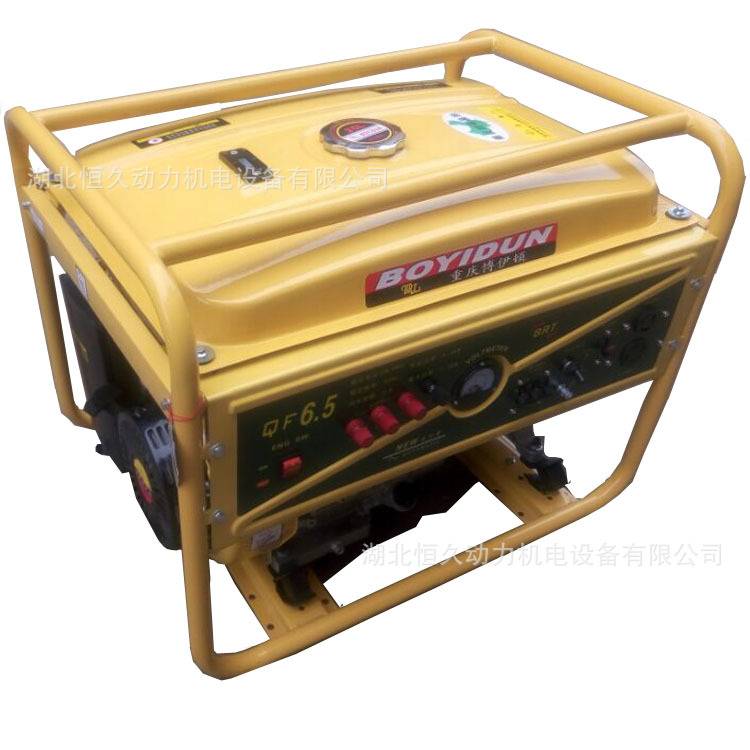 厂家直销湖南长沙家用小型低噪音6.5kw千瓦220v汽油发电机