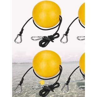 现货船锚尼龙绳浮标PVC浮力球浮动球皮划艇橡皮艇冲锋舟浮球