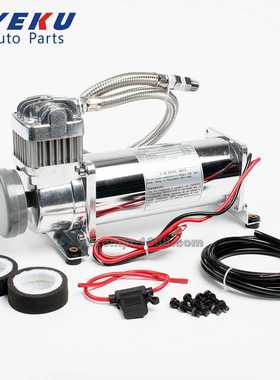 厂家热销 200psi不锈钢电机空压机12V444C车载充气泵汽车改装气泵