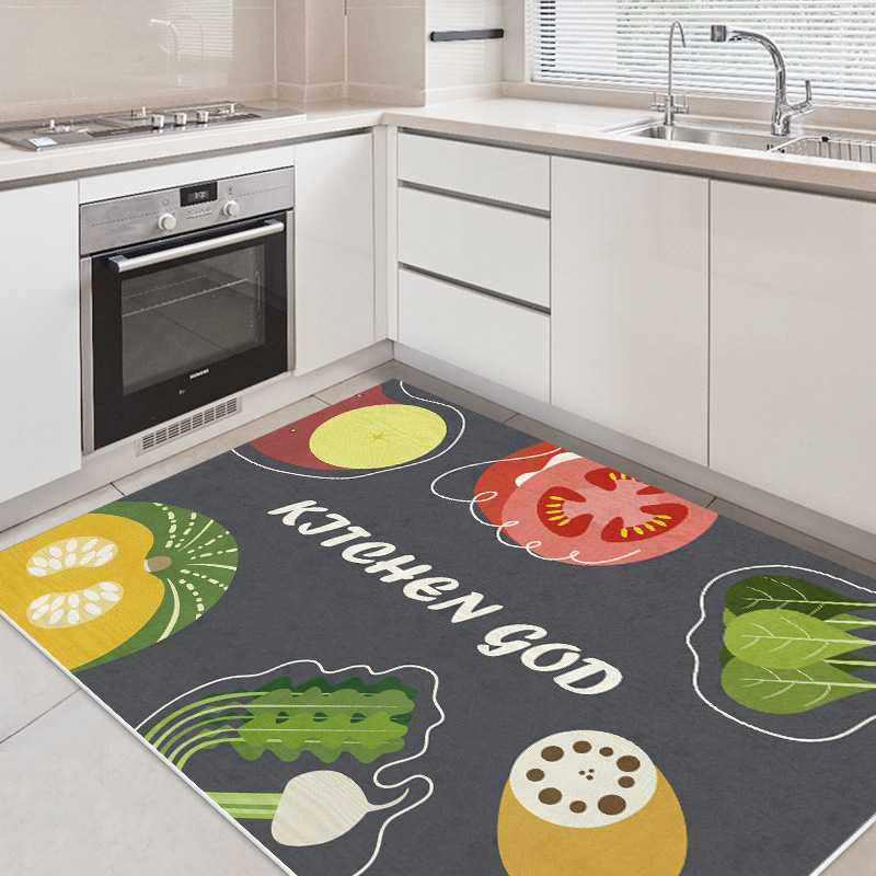 家用厨房地垫防滑防油可擦免洗地毯pvc防水脚垫简约整铺耐磨耐脏,居家布艺,厨房地垫,淘宝优惠券,粉丝福利购,淘宝优惠卷