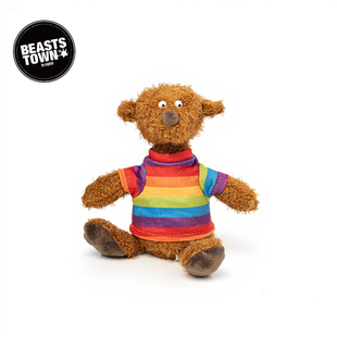 扮服饰 公仔装 Beaststown 小玩偶衣服彩虹T恤格子碎花连衣裙套装