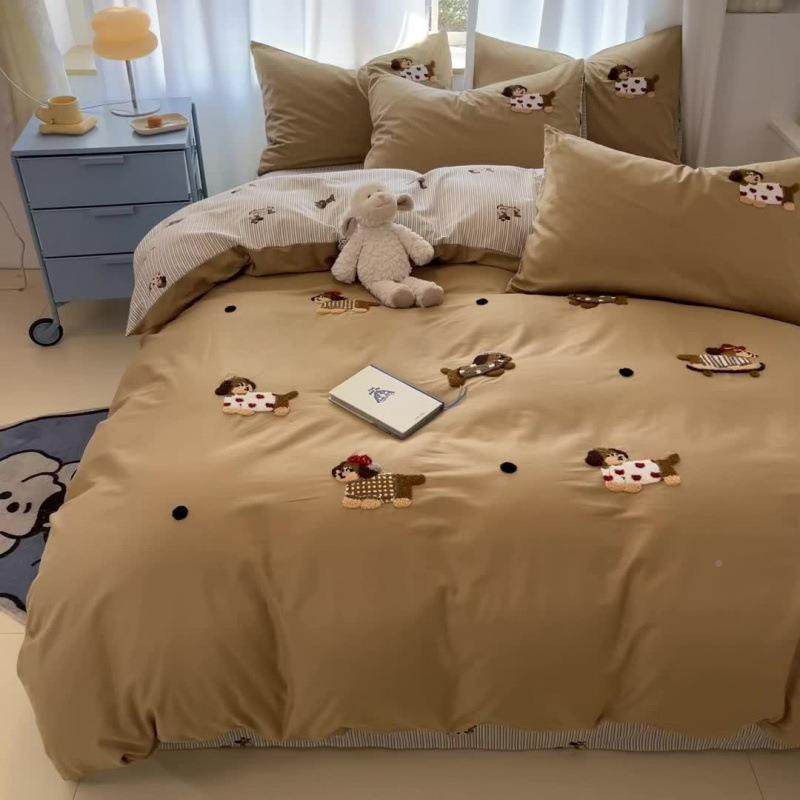 A类22棉毛巾四件套卡通13372纯棉床单卡通全肠狗刺绣床笠绣款腊套,畜牧/养殖物资,特种养殖设备,淘宝优惠券,粉丝福利购,淘宝优惠卷