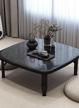 折叠桌小炕桌桌用地桌饭桌餐榻榻米床上书桌折叠桌宿QYR舍用小矮