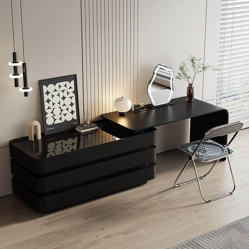 轻奢全实梳妆台斗柜一体黑色卧室床SNU尾储柜小户型化妆木桌物化,鲜花速递/花卉仿真/绿植园艺,其它园艺用品,淘宝优惠券,粉丝福利购,淘宝优惠卷