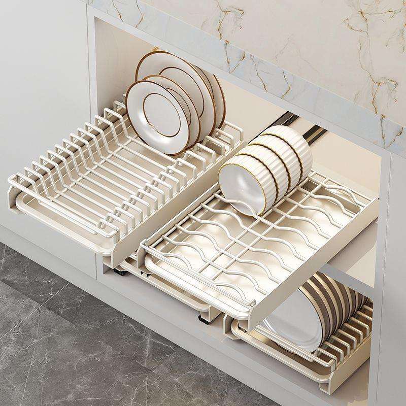 打厨DD102216房孔置物架免橱柜放内置沥水安篮装免拉抽屉式碗盘碗