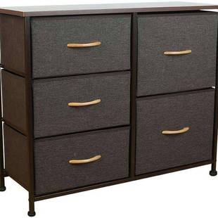 收纳柜家用床头收纳物品置物架易布艺多功DMJ能整理物衣类分简收