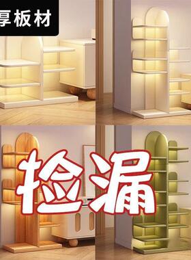 置物架书架墙落地一仙人纳掌靠h8Gs6DCE柜子储物柜创体意收架电视
