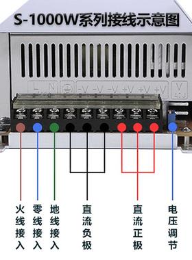 AVC220V开转12V24VDER关电源10000W15V70A3036V40V48伏2A稳压直流