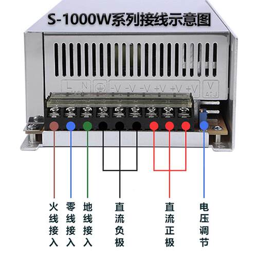 AVC220V开转12V24VDER关电源10000W15V70A3036V40V48伏2A稳压直流
