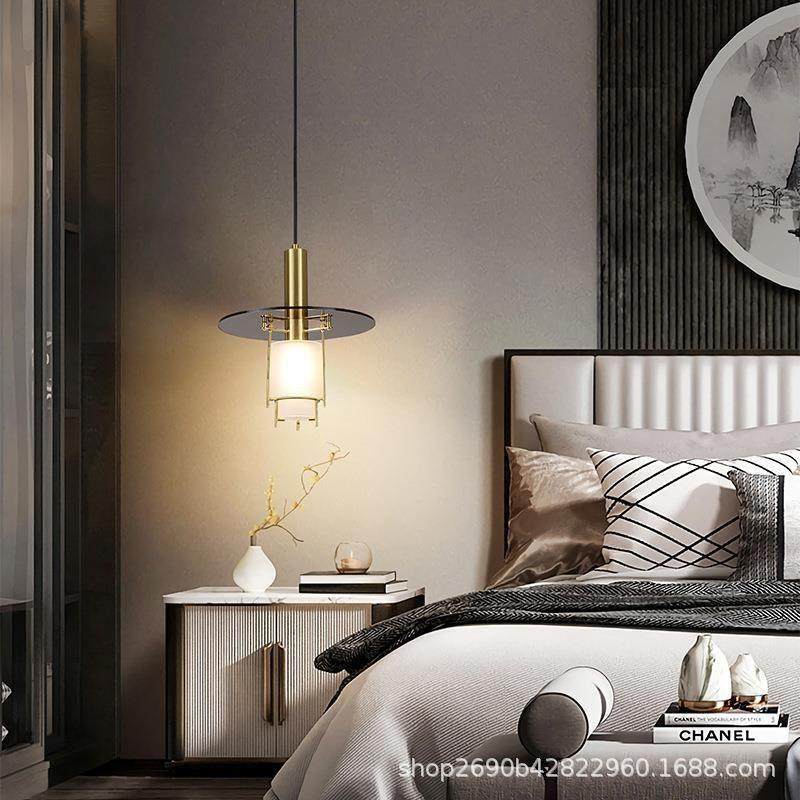 现代简约头设计师餐厅飞碟吊灯卧室床E廊过道吧台网920走红艺术LD