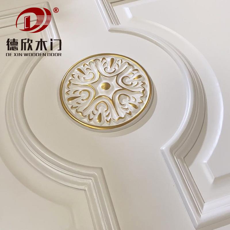 原门厂家直供现代简约白套色原木门橡木卧室木办公室整门557下【