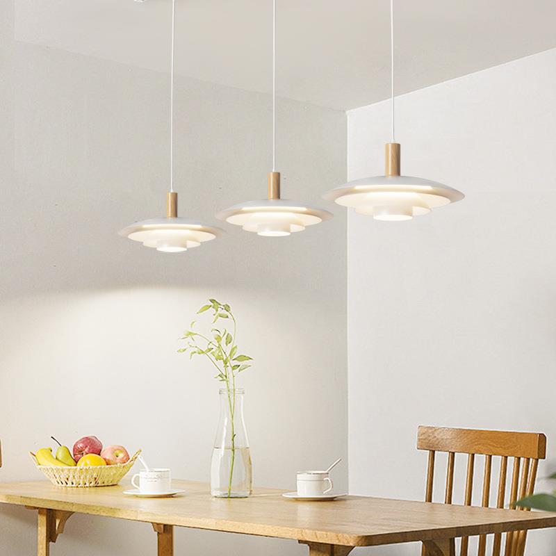 可134移位飞碟餐吊灯ph5流多层丹麦圆桌岛台厅家用日系025行2餐厅