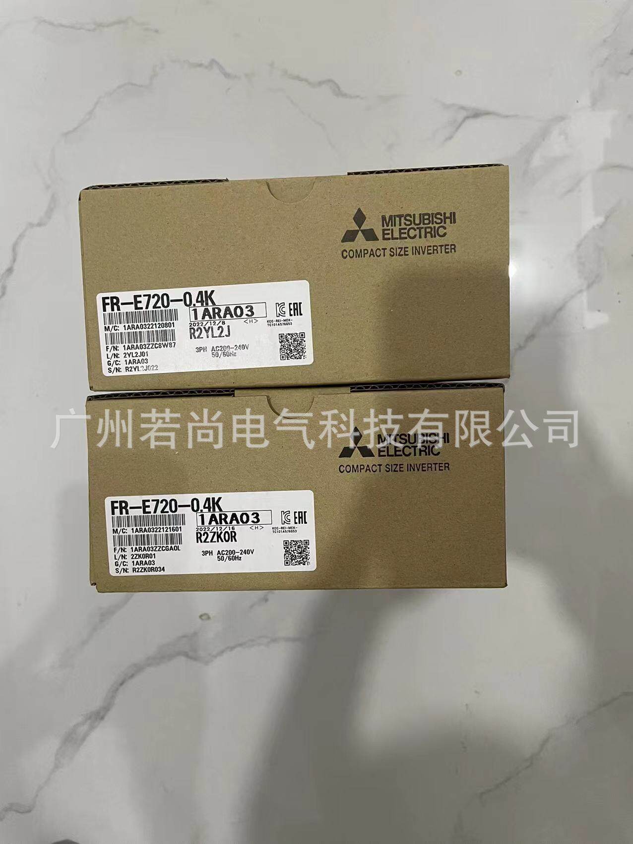 变频器FR-D720-0.4KD系列简易型三相220V/0.4KW全新原装含邮