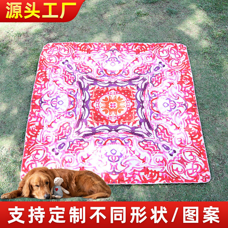 厂家直销跨境货源宠物垫子狗狗猫咪夏季睡觉用狗垫子四季通用透气