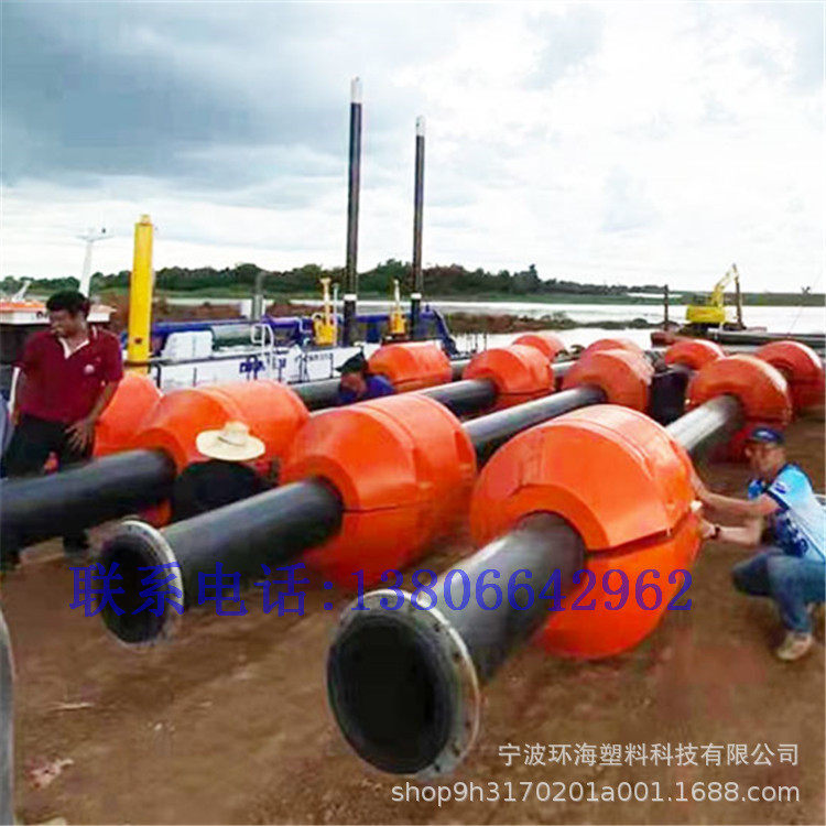 江面湖泊抽沙管浮力筒 疏浚工程管道浮筒输油管浮漂 水上作业浮桶