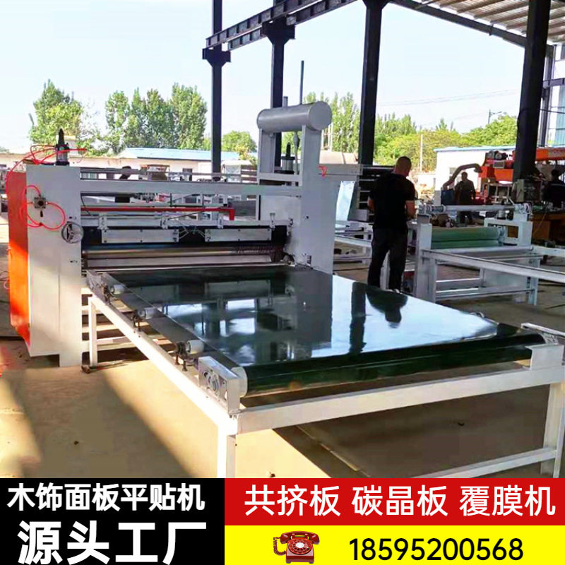 PET高光木饰面金属膜覆膜机