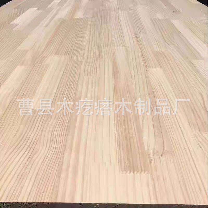 家居装饰木板材自然纹理多规格指接板方形多用途装修原材料直拼板