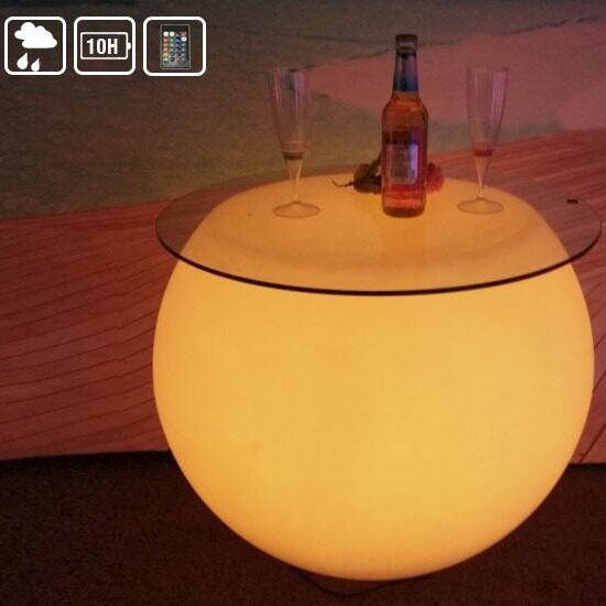 户外发光桌椅套装酒吧桌椅创意沙发茶几酒店夜店休闲吧台卡座散台