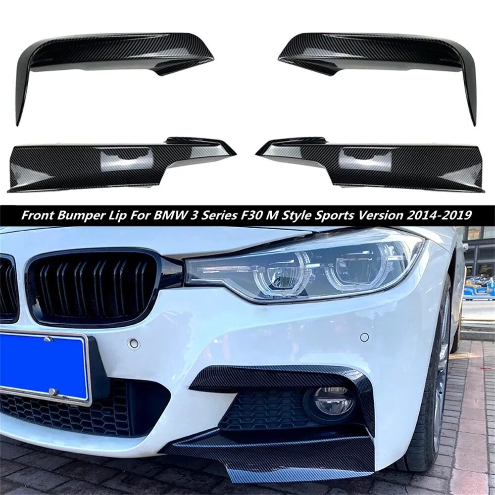 适用宝马3系F30 M Pack 320i 325i 2013-2019雾灯 前风刀包角改装