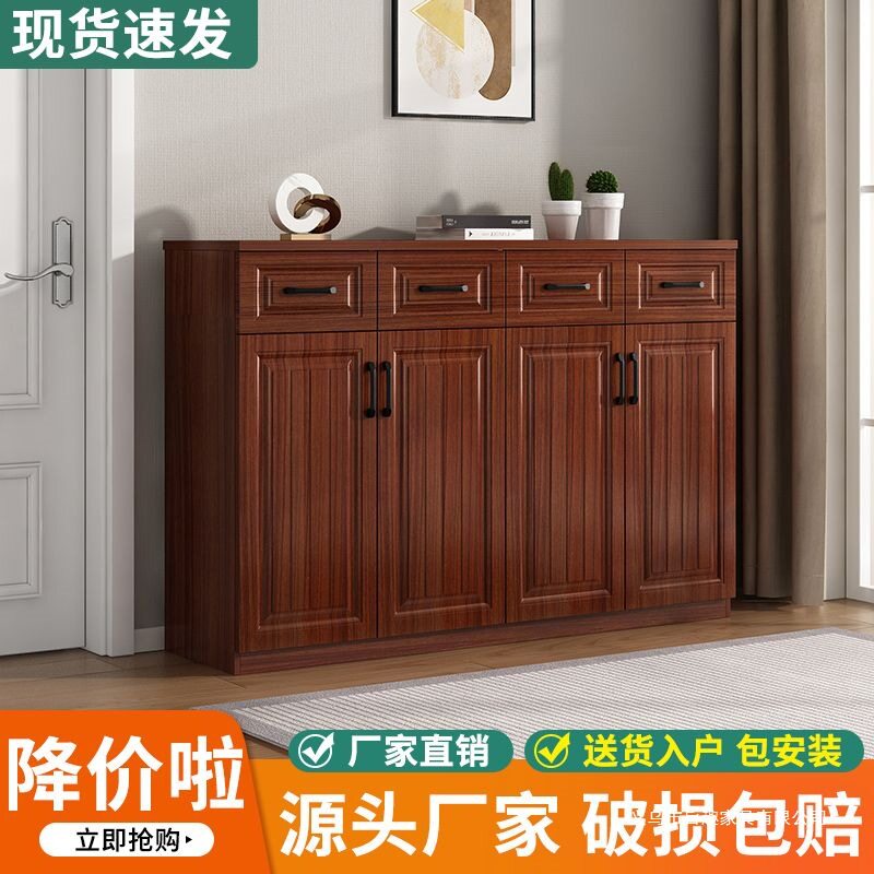 餐边柜多功能家用客厅储物茶水柜木质收纳柜靠墙简约飘窗阳台柜