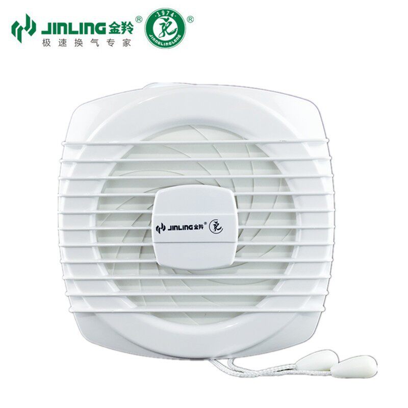 金羚换气扇厂房卫生间通风橱窗式纯铜电机低噪音长寿命强力排气扇