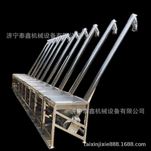 湖南新型环保螺旋上料机 不锈钢螺旋提升机 螺旋平行输送机价格