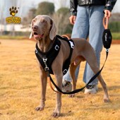 新款 大胸背带可爱遛狗Y牵引绳防挣脱 狗狗胸背带外出可提拉背心式