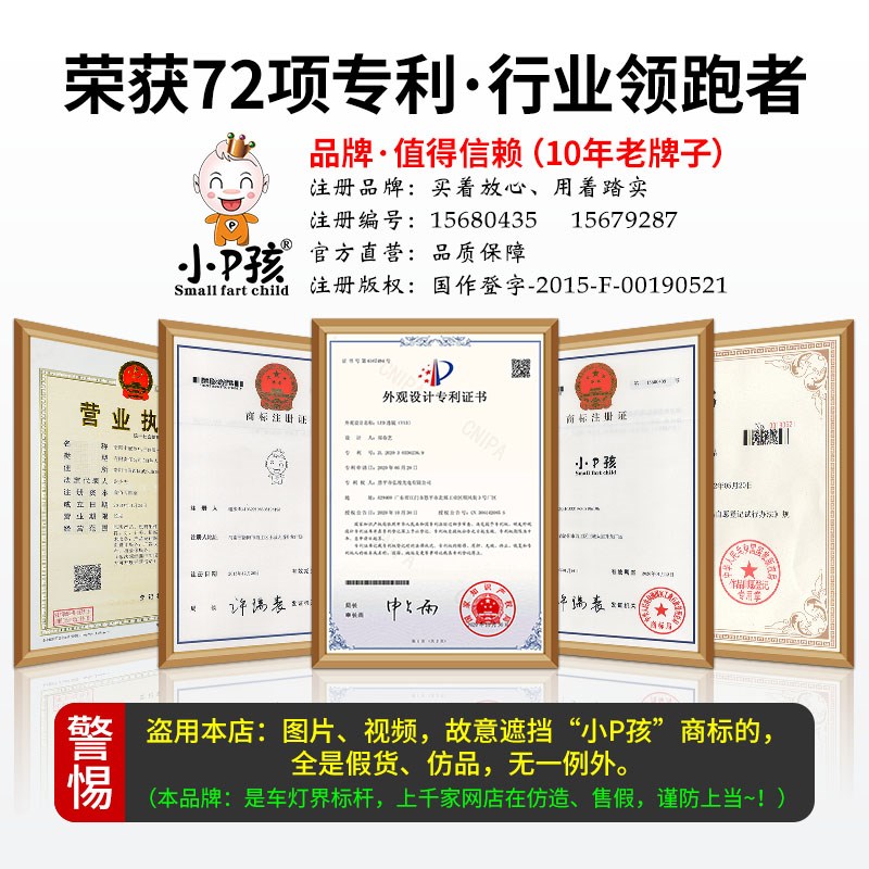 电动车灯摩托车LED大灯超亮三轮车改装外置强光前V大灯泡流氓射灯