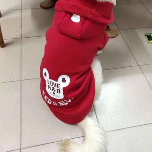 金毛萨摩耶狗狗衣服秋冬装卫衣中大型犬大狗拉Q布拉多宠物衣服两