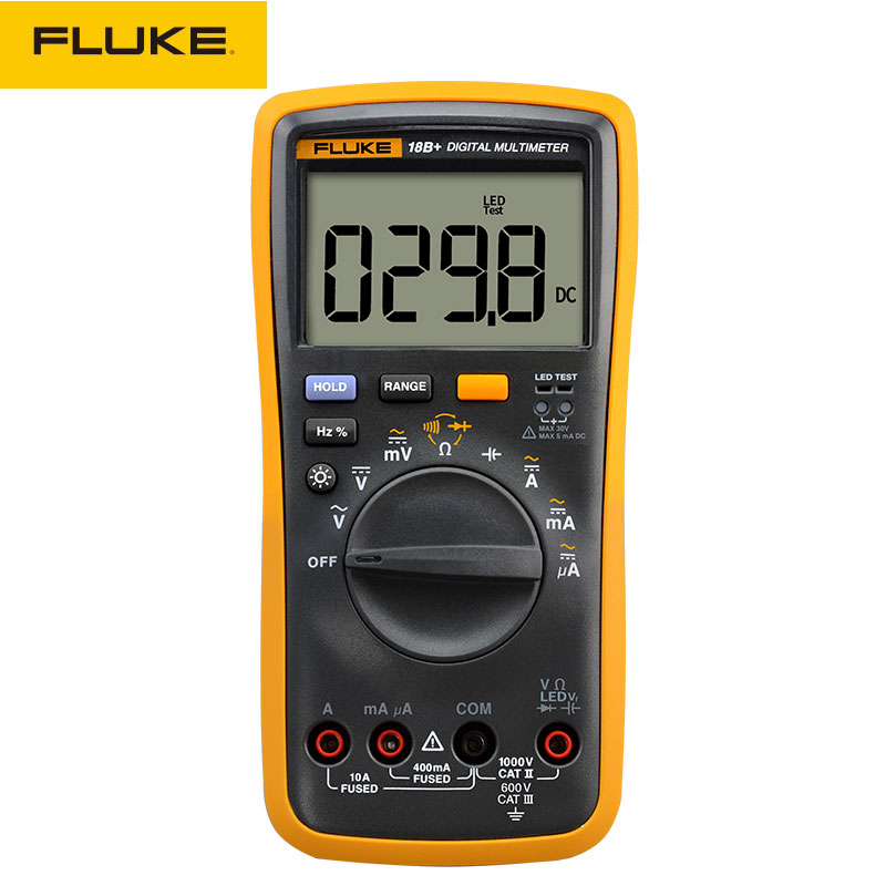 FLUKE福禄克F15jB+F17B+F18B+数字万用表F101F106F107数显万能表