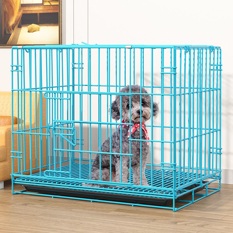 狗笼子小型c犬家用室内带厕所泰迪比熊博美中型犬宠物笼子猫笼狗