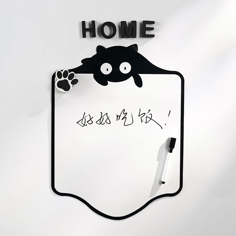 2024新款冰箱贴留o言板磁铁可擦写备忘录记事贴个性创意提示白板