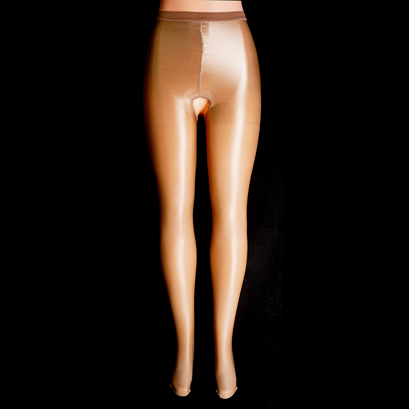 油亮舍宾袜高弹紧身裤袜开裆踩脚光E泽内搭裤袜性感反光丝袜男女
