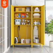 阳台柜收纳柜防h晒防水家用靠墙落地储物置物柜多层大容量杂物柜