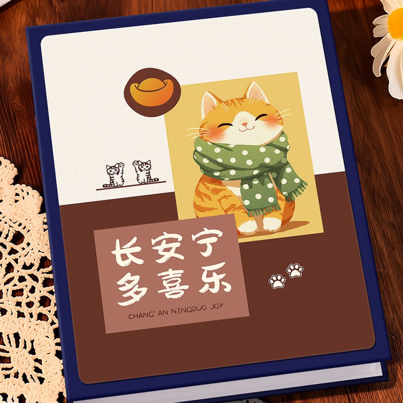 小相册纪念相册345678英寸大容量家庭夫J妇6英寸宝丽来照片存储纪